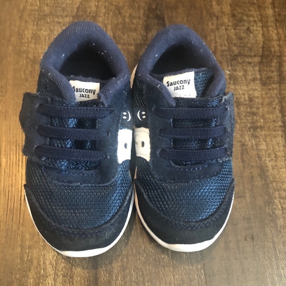 Saucony jazz navy blue shoes size 4 - Picture 3 of 4